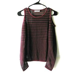 Rag and Bone Striped Cold Shoulder Sweater